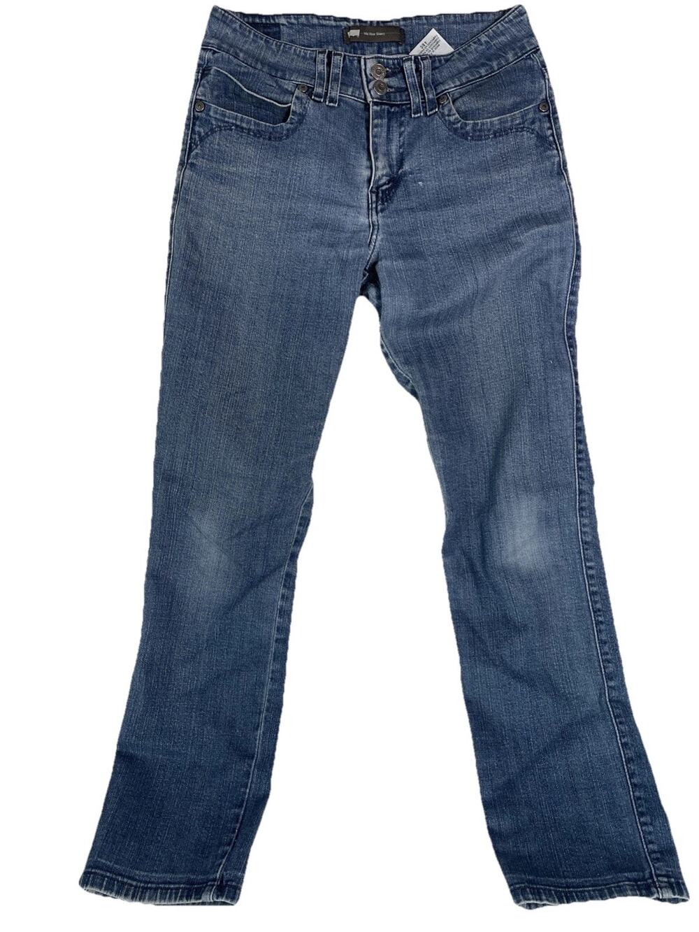 Levi's Mid Rise Skinny Jeans Women's 4 Blue Flap Pockets Rodeo Western